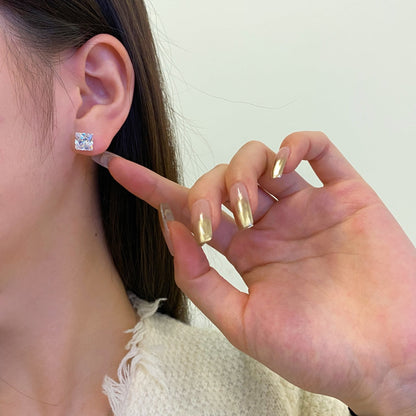 [baslovejewels]Ornate Square Shape Earrings