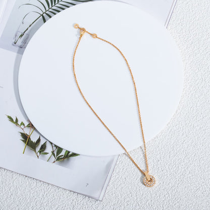 [baslovejewels]GARI NECKLACE PINK GOLD DIAMOND