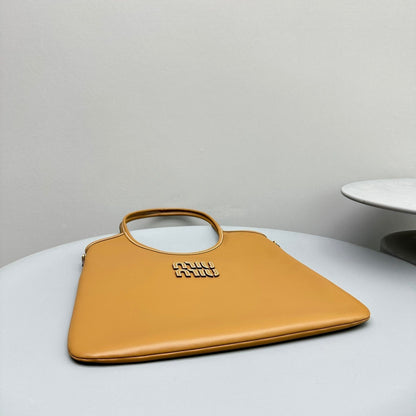 HOBO 40 TOTE IN GOLDENROD YELLOW CALFSKIN