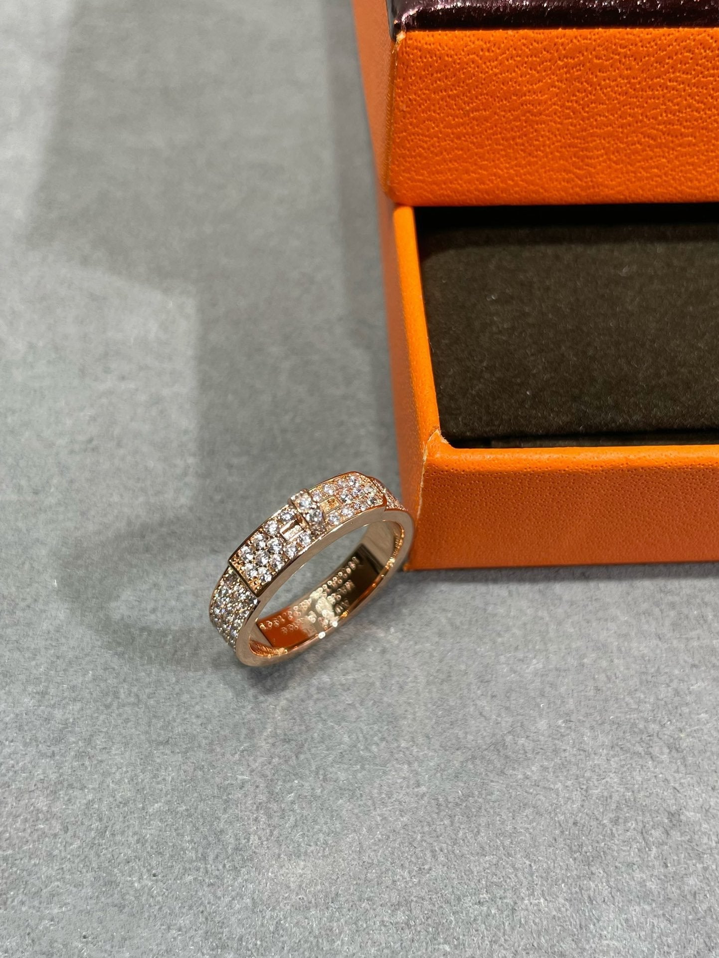 [baslovejewels]KELLY PINK GOLD DIAMOND RING