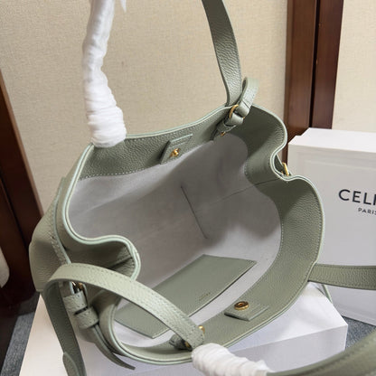 MINI CABAS ANAIS CUIR TRIOMPHE 20 IN LIGHT CLAY GRAINED CALFSKIN