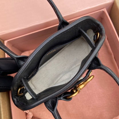 AVENTURE BAG 13 IN BLACK SHINY CALFSKIN