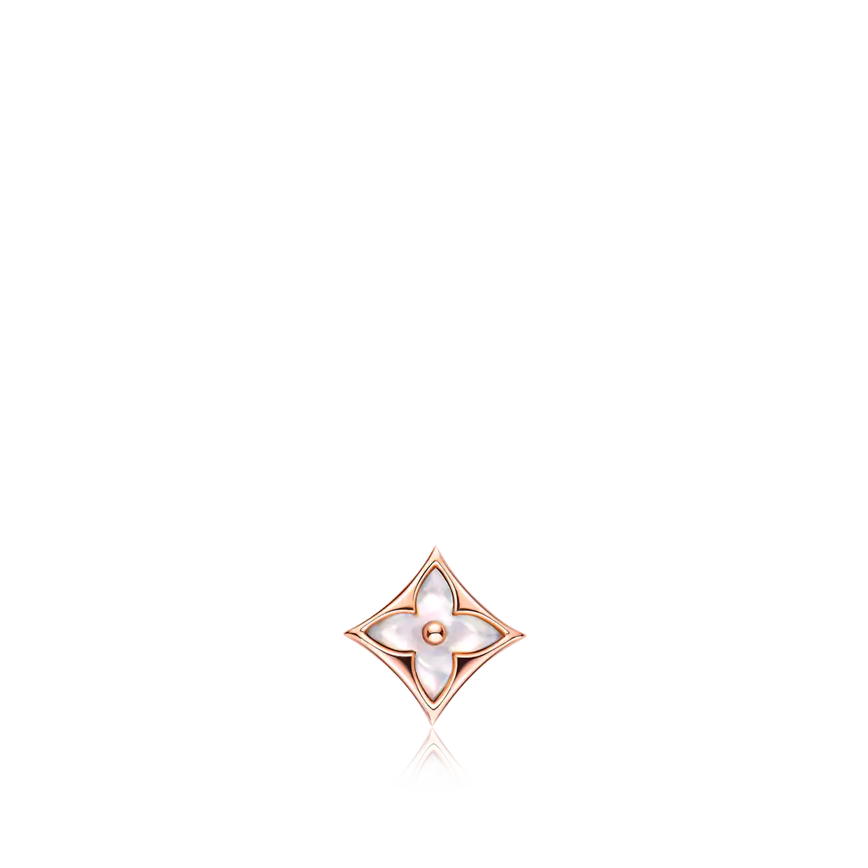 [baslovejewels]STAR MOP PINK GOLD EARRINGS